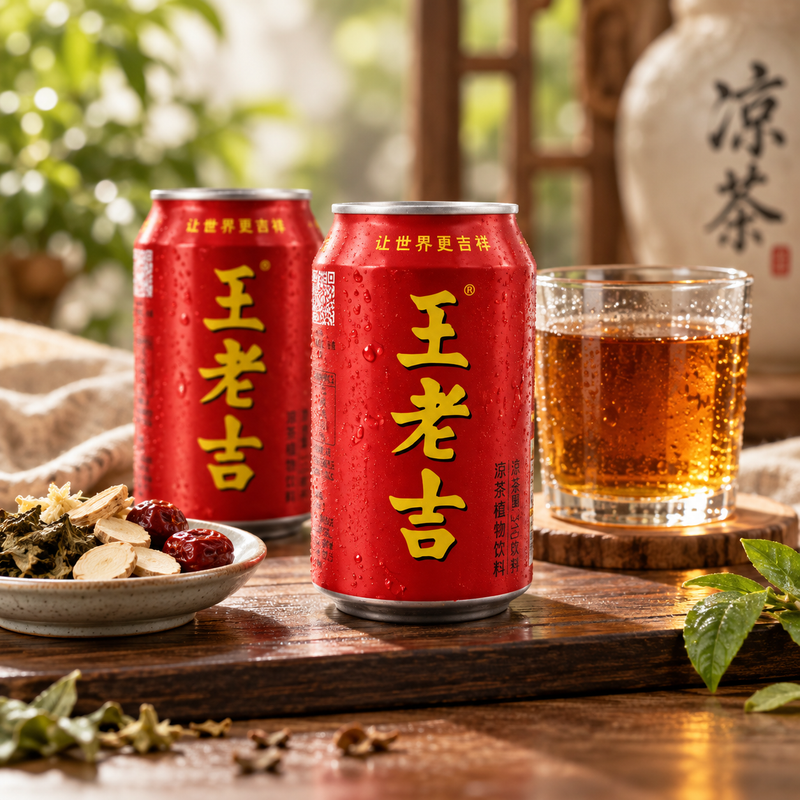 Wanglaoji Herbal Tea (310ml)