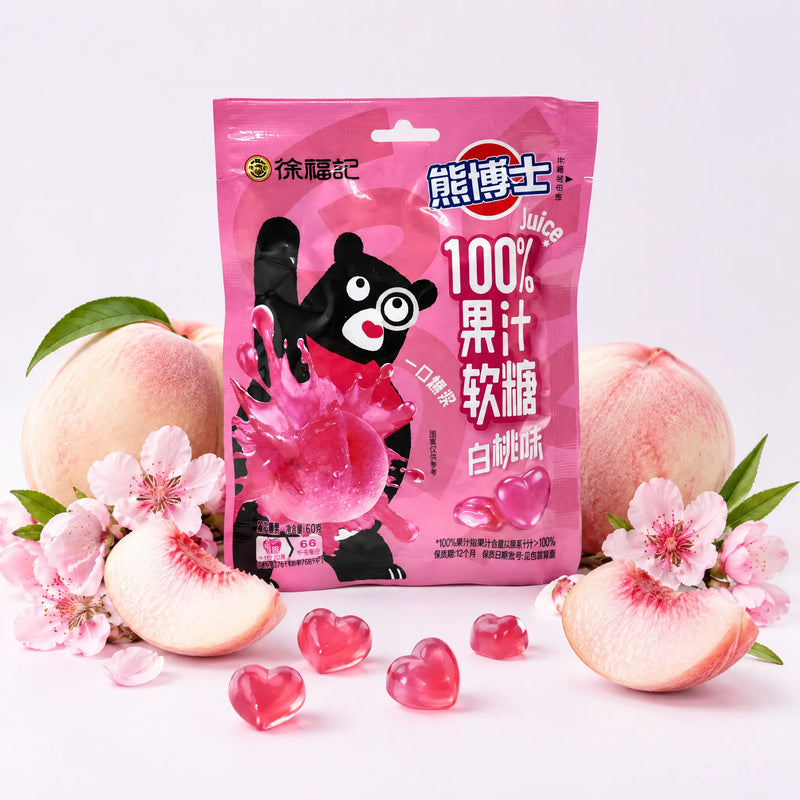 XFJ Dr. Bear Peach Juice Soft Candy