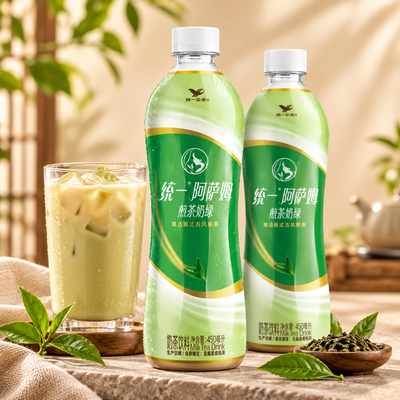 Unif Assam Milk Tea Green Tea Latte 450ml