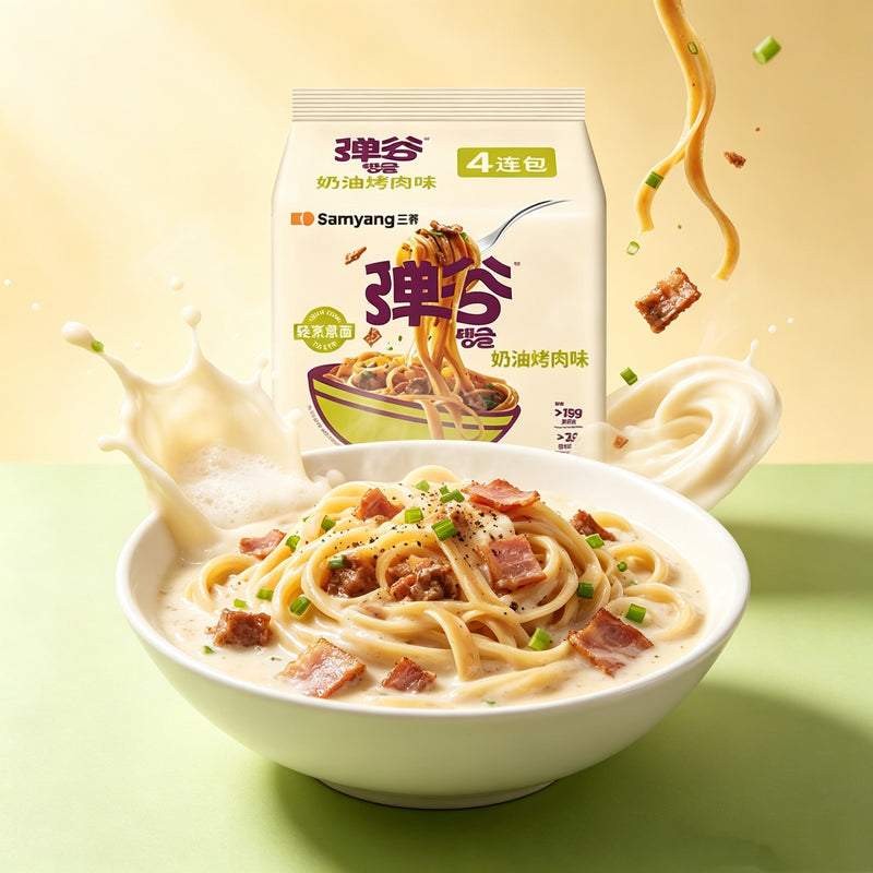 Samyang Tanggu Pasta, Creamy Grilled Meat Flavor