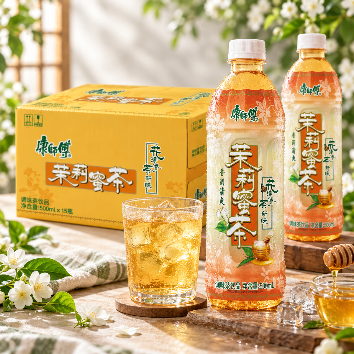 Master Kong Jasmine Honey Tea (500ml)