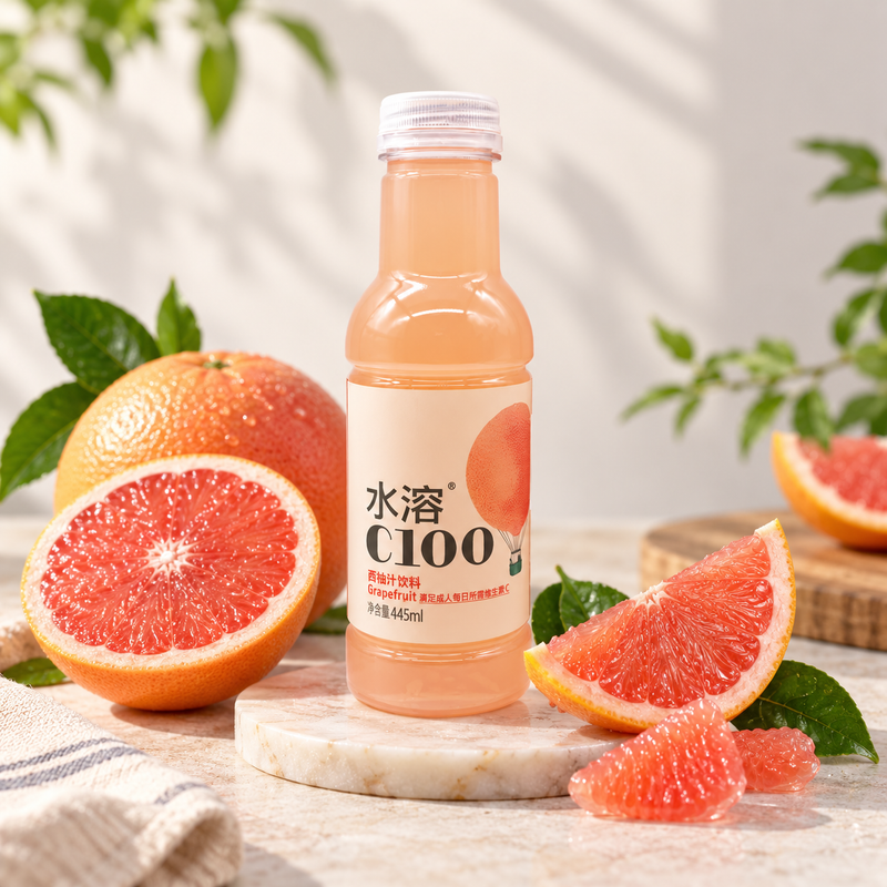 NongFu C100 Grapefruit Drink 445ml