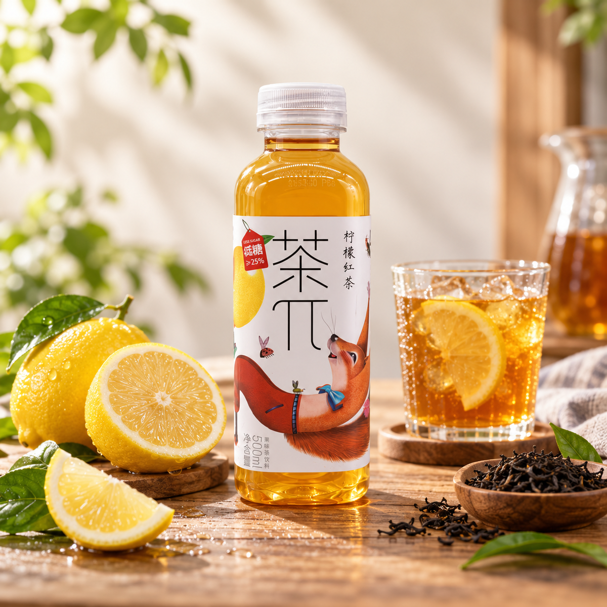 NongFu Cha Pi Lemon Black Tea 500ml