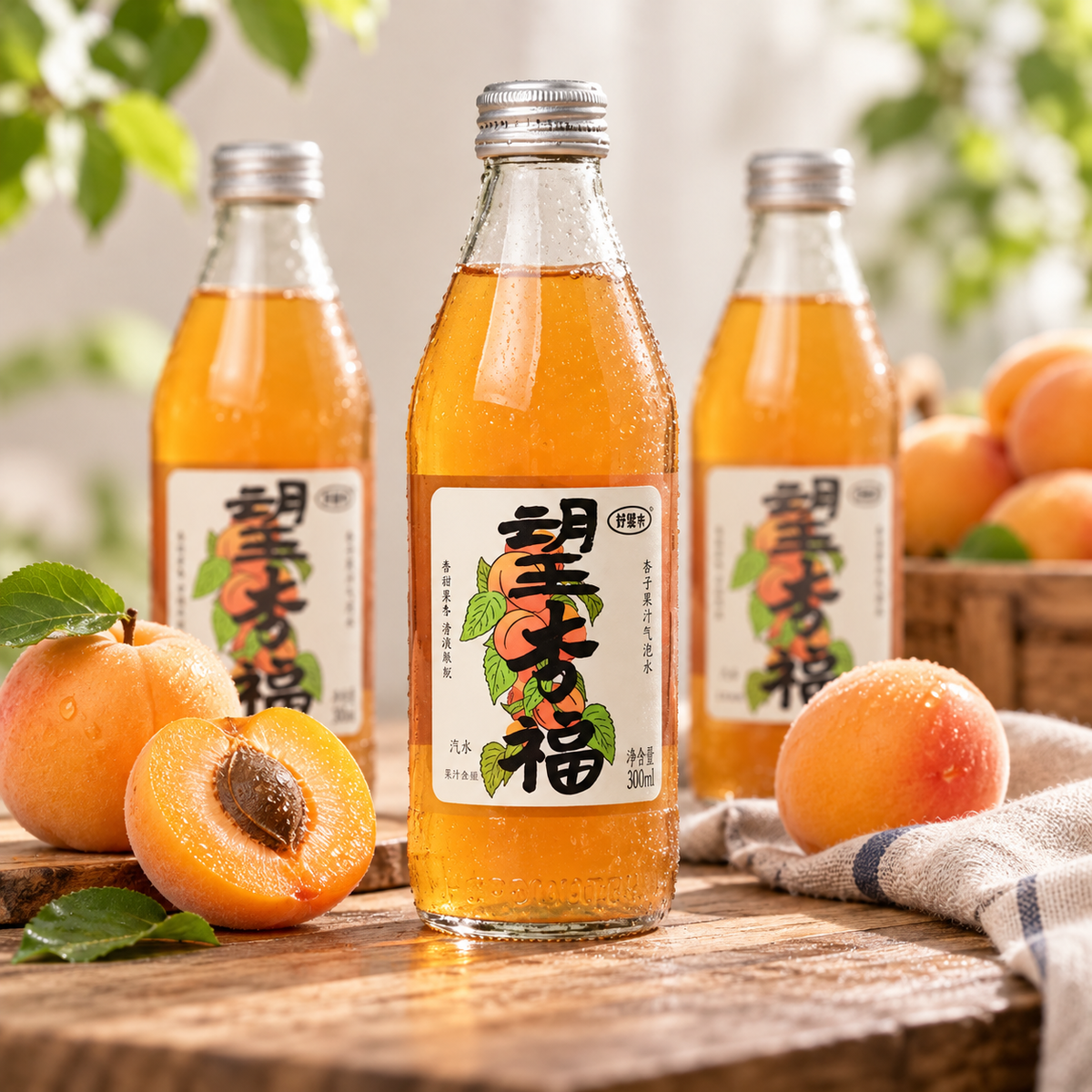 HWS Compound Carbonated Drinks Apricot