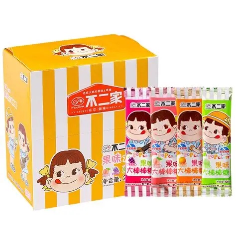 不二家盒装棒棒糖水果味 商品图片