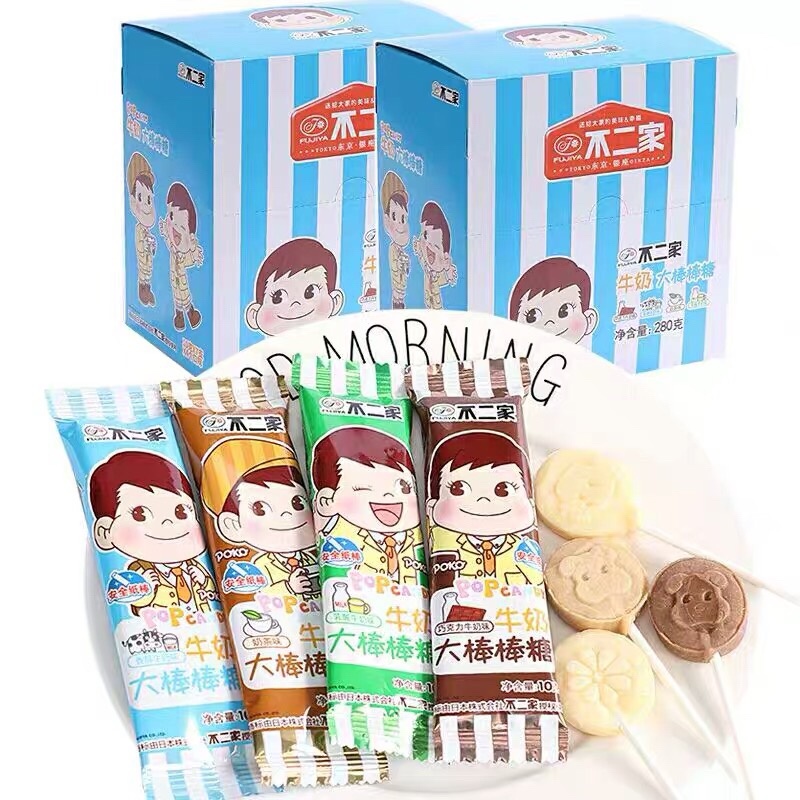 不二家盒装棒棒糖牛奶味 商品图片
