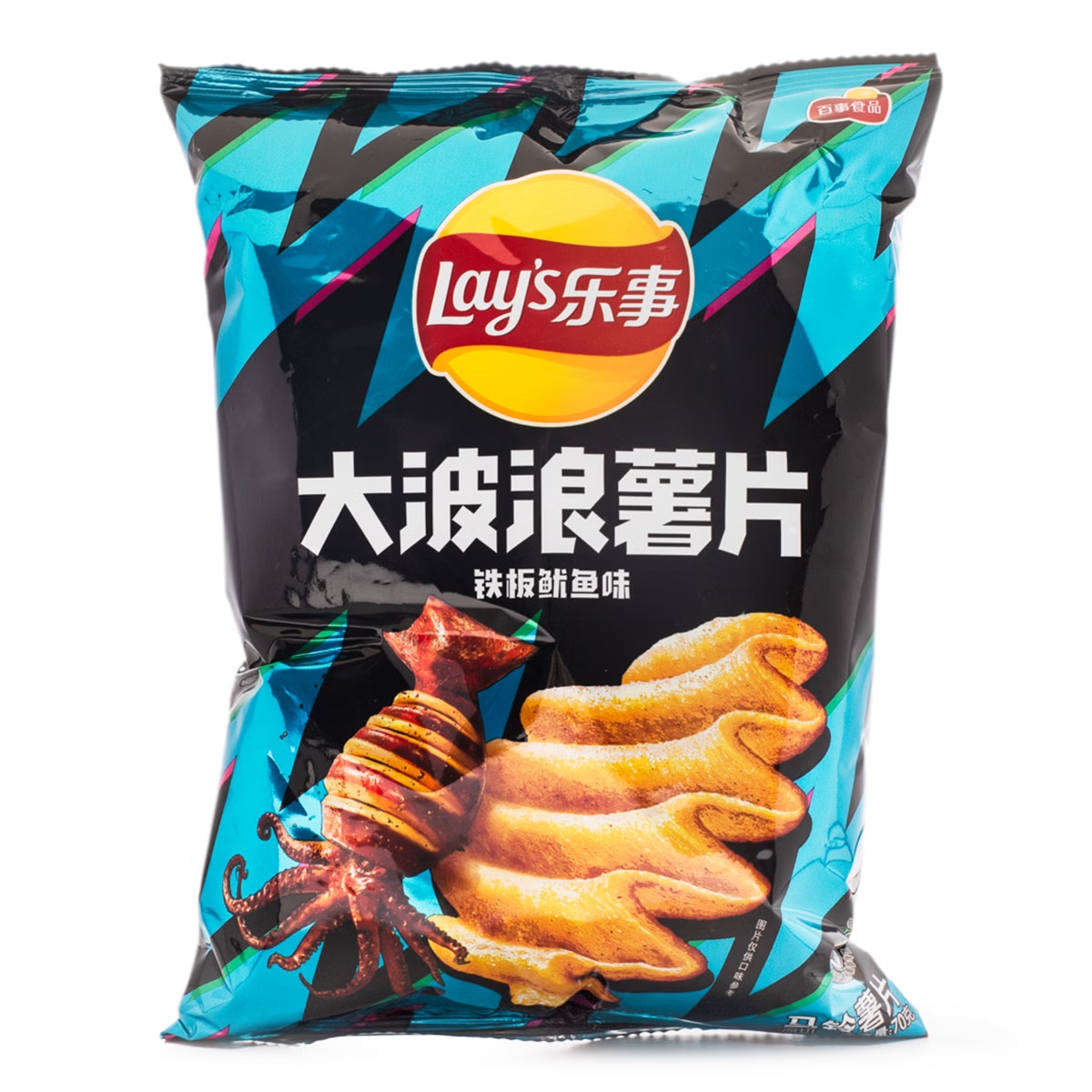 乐事大波浪薯片铁板鱿鱼味70g 商品图片