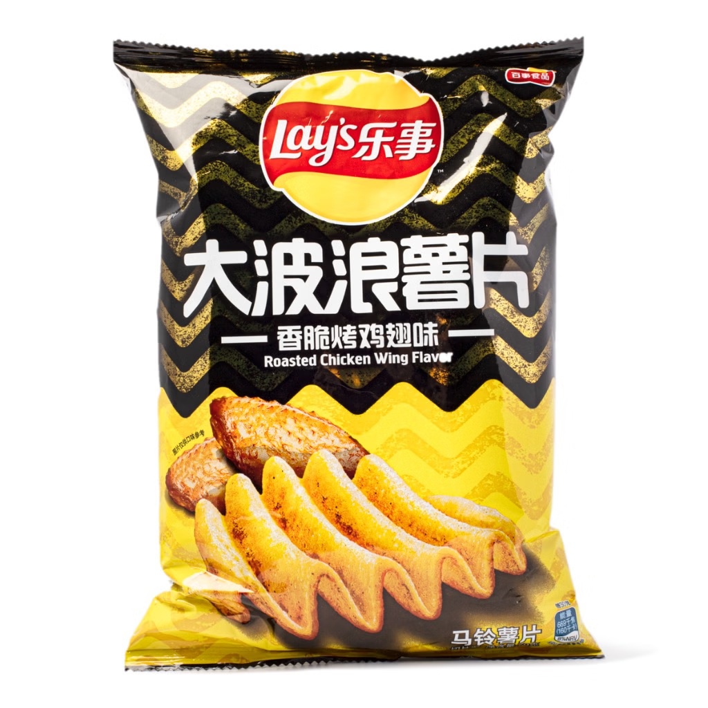 乐事大波浪薯片香脆烤鸡翅味70g 商品图片