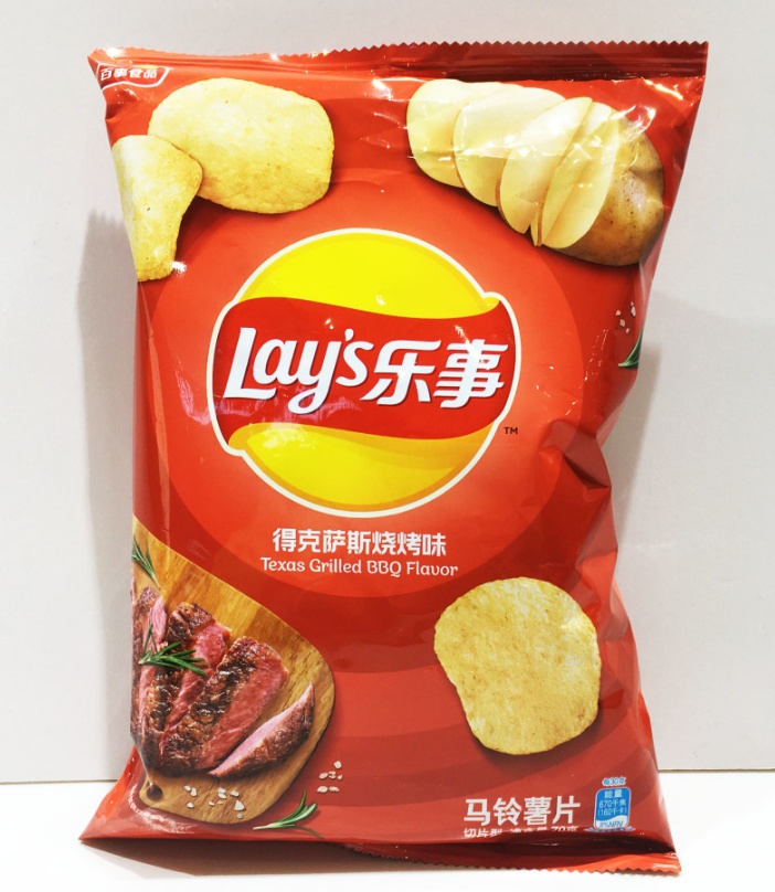 乐事薯片得克萨斯烧烤味56g 商品图片