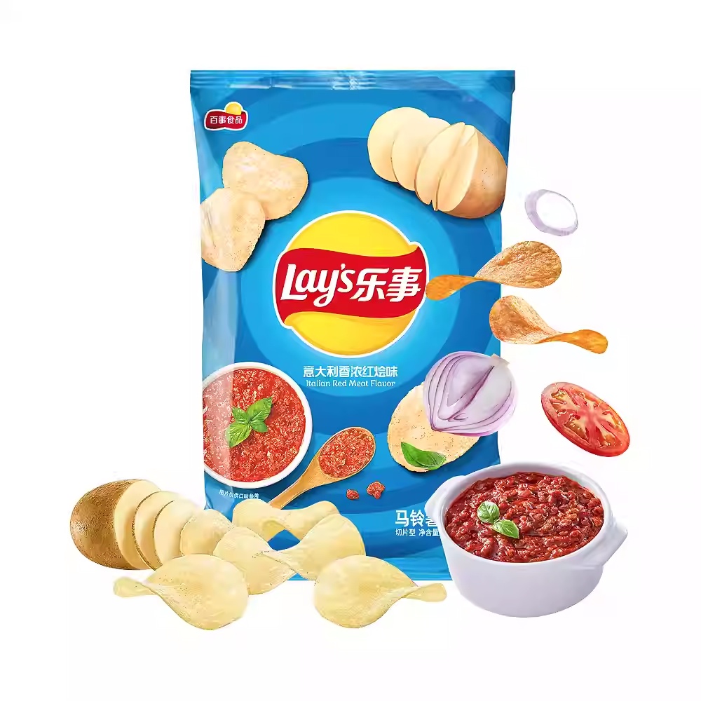乐事薯片意大利香浓红烩味56g 商品图片