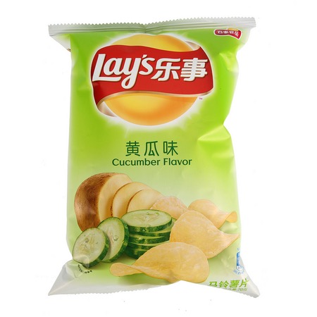 乐事薯片黄瓜味35g 商品图片