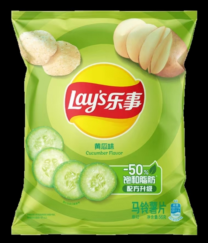 乐事薯片黄瓜味56g 商品图片