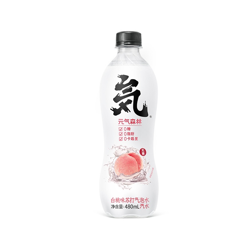 元気森林气泡水白桃味480ml 商品图片