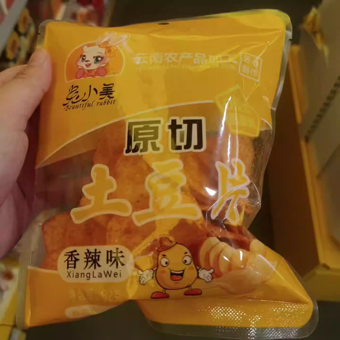 兔小美原切土豆片香辣味 商品图片