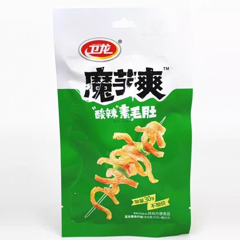 卫龙魔芋爽素毛肚酸辣味 商品图片