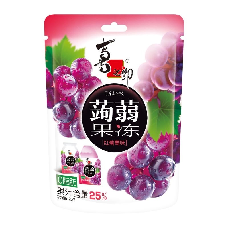 喜之郎蒟蒻果冻红葡萄味 商品图片