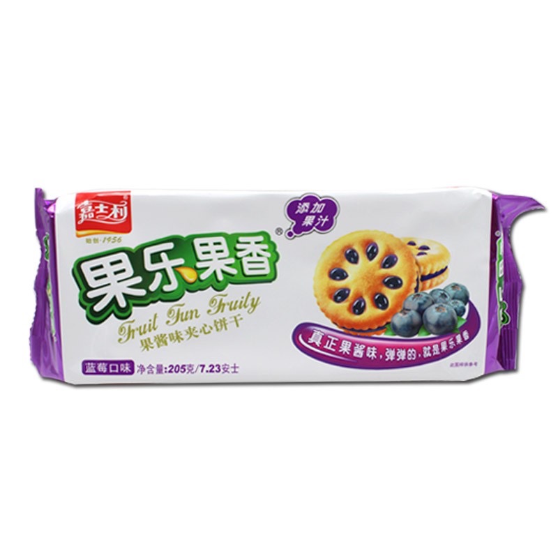 嘉士利果乐果香饼干蓝莓味 商品图片