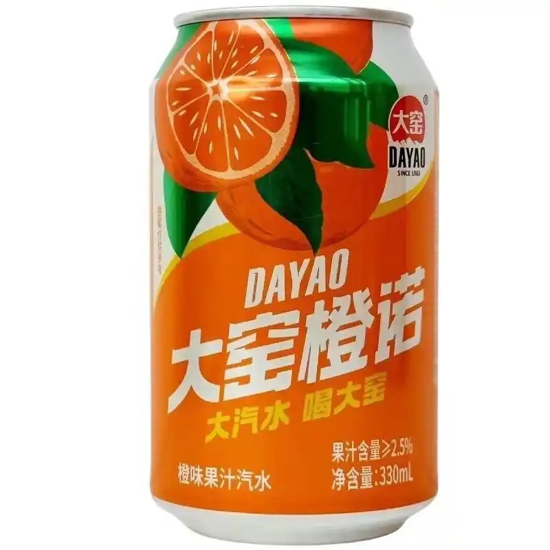 大窑橙诺橙味果汁汽水 商品图片