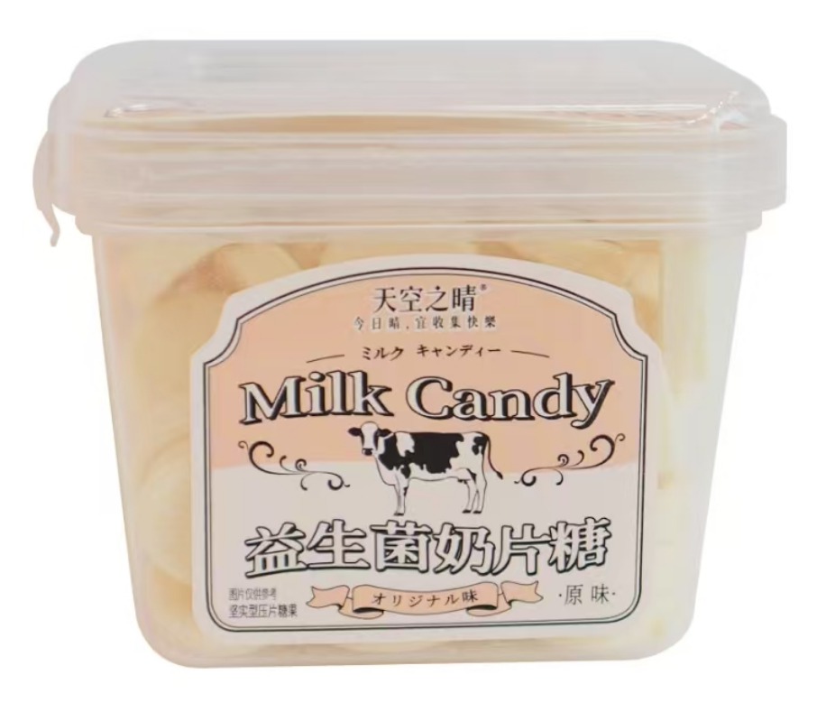天空之晴益生菌奶片糖原味150g 商品图片