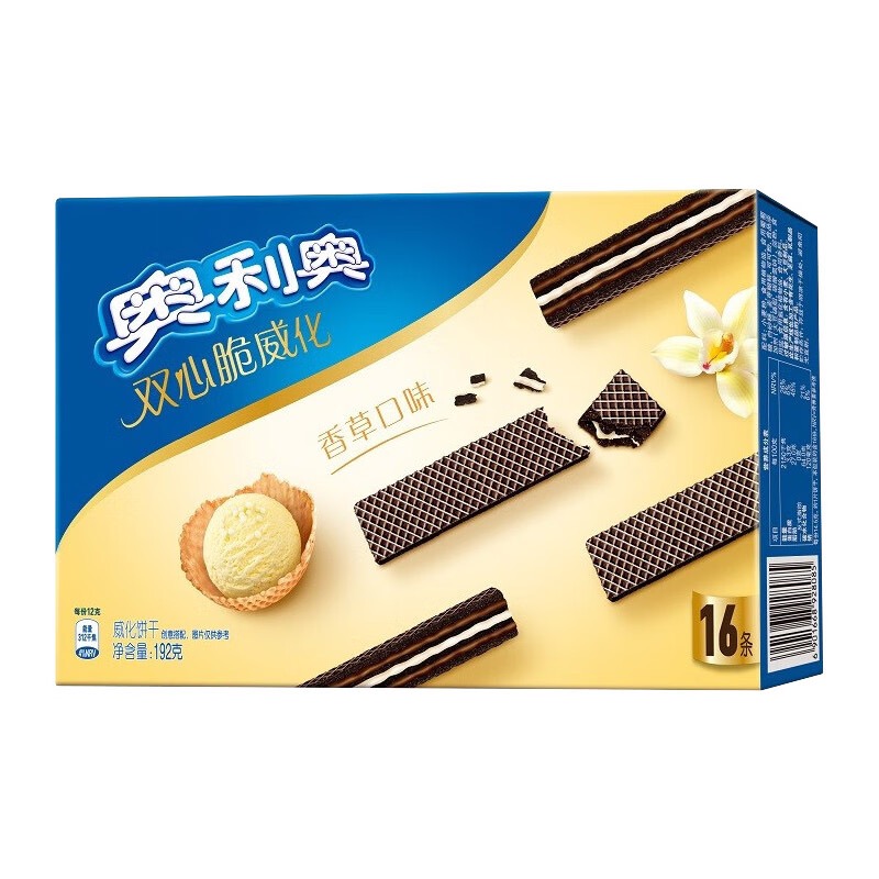 奥利奥双心脆威化香草味 商品图片