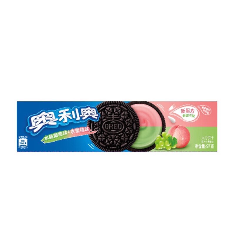 奥利奥夹心饼干水晶葡萄水蜜桃味97g 商品图片