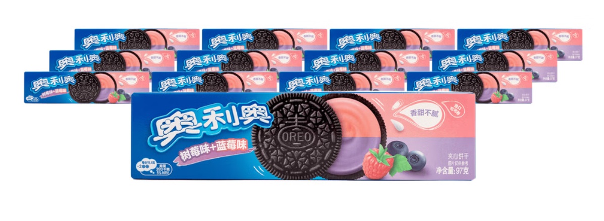 奥利奥夹心饼干蓝莓+树莓味 商品图片