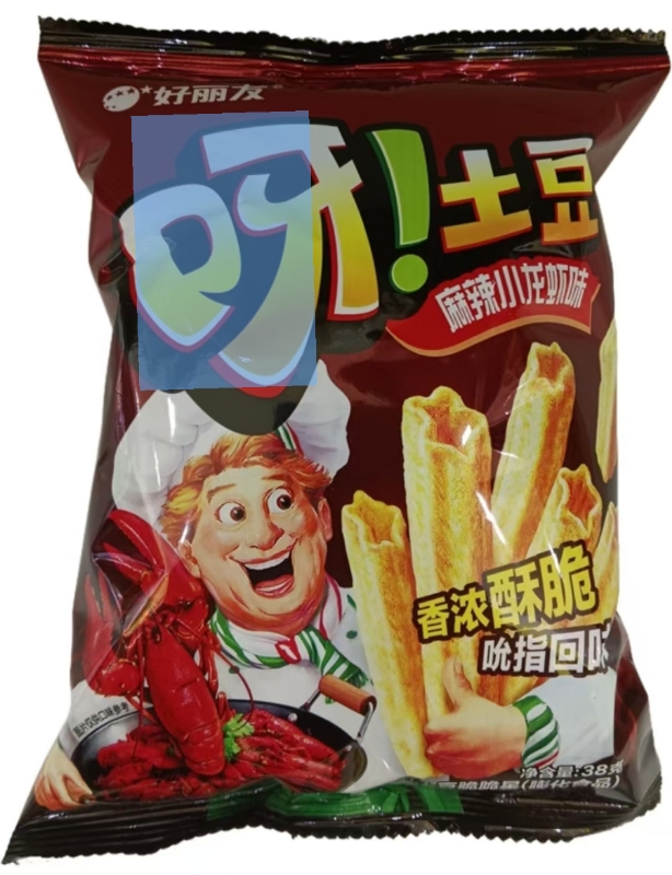 好丽友呀土豆麻辣小龙虾味38g 商品图片