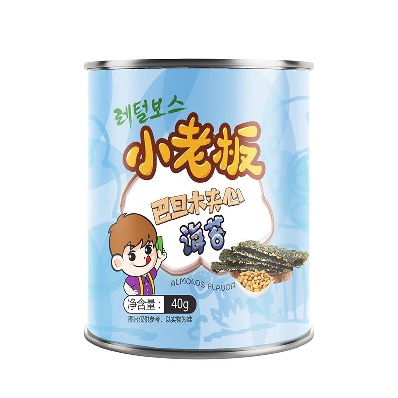 小老板巴旦木夹心海苔（罐装） 商品图片