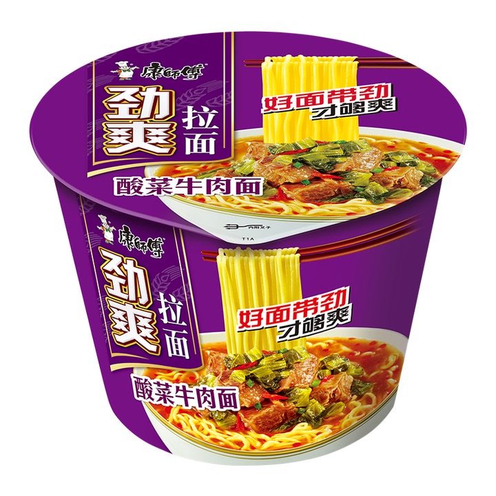 康师傅面桶装老坛酸菜味 商品图片
