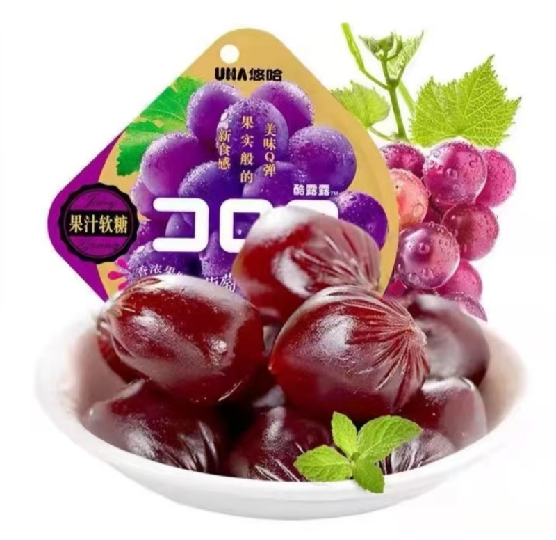 悠哈果汁软糖紫葡萄味 商品图片