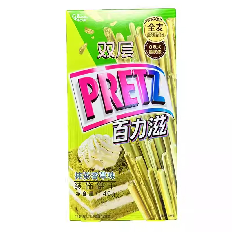 格力高百力滋饼干抹茶香草味 商品图片