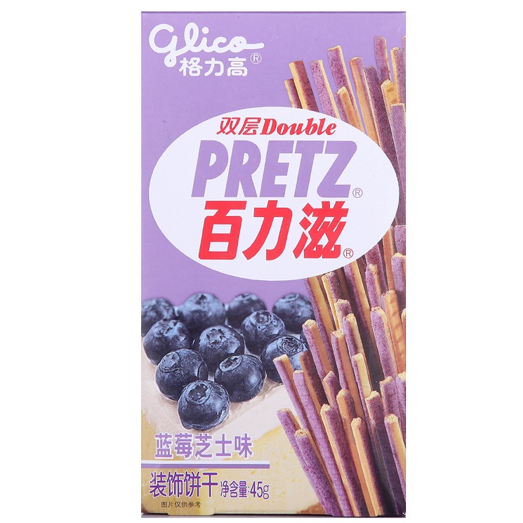 格力高百力滋饼干蓝莓芝士味 商品图片