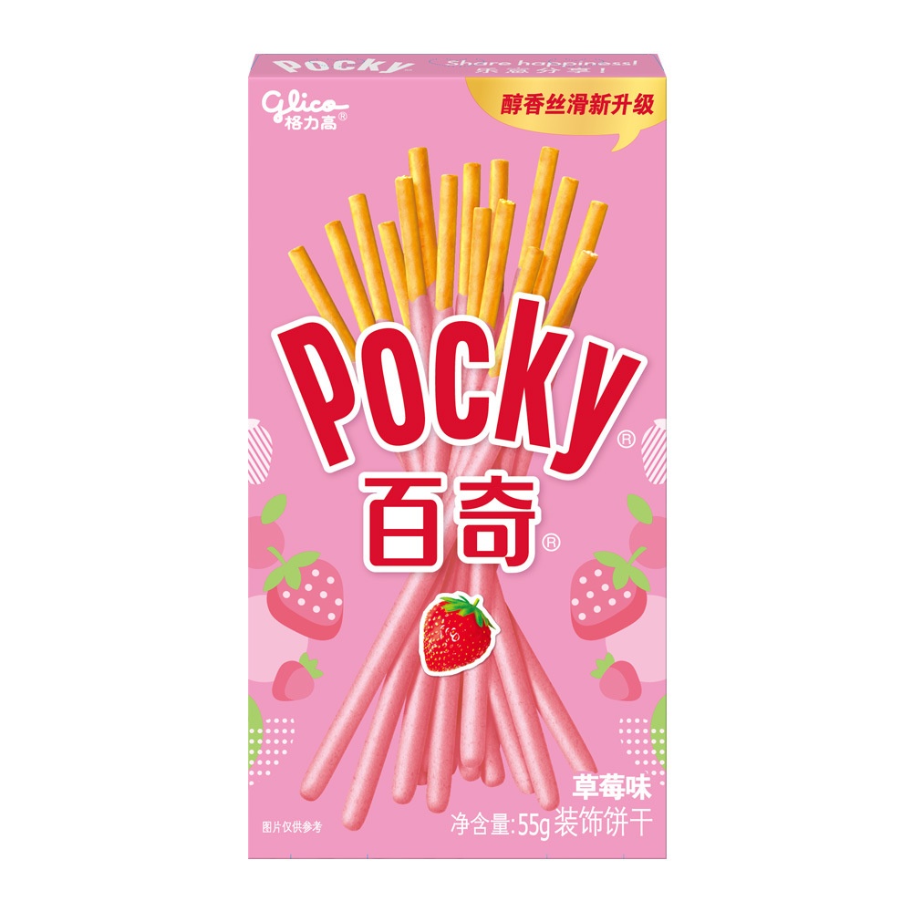 格力高百奇饼干牛奶草莓味 商品图片