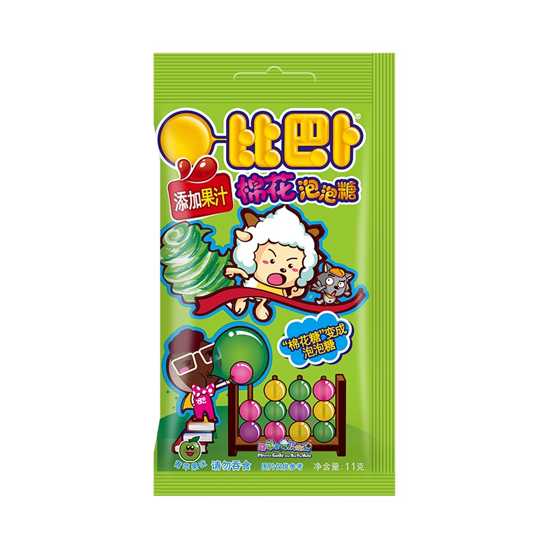 比巴卜棉花泡泡糖青苹果味 商品图片