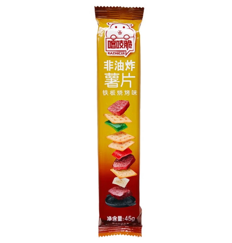 洽洽喀吱脆薯脆铁板烧烤味 商品图片