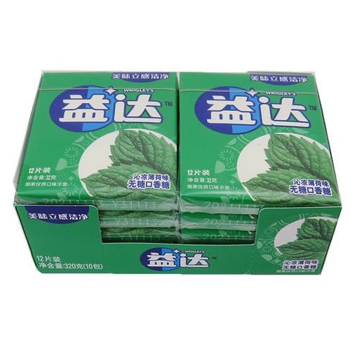 益达口香糖薄荷味12片 商品图片
