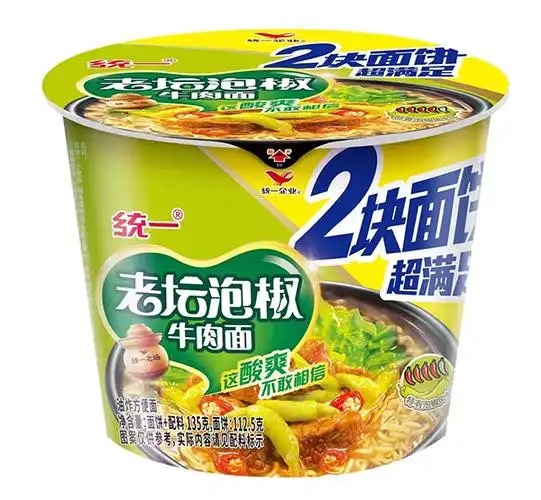 统一老坛泡椒牛肉面大桶135g 商品图片