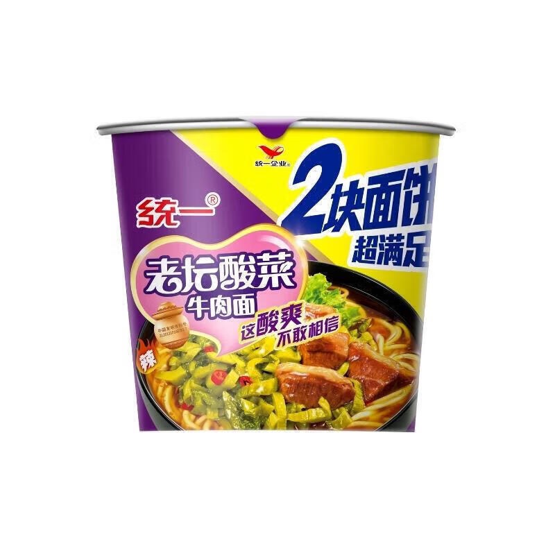 统一老坛酸菜牛肉面大桶155g 商品图片