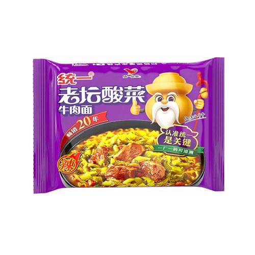 统一面袋装老坛酸菜牛肉面 商品图片