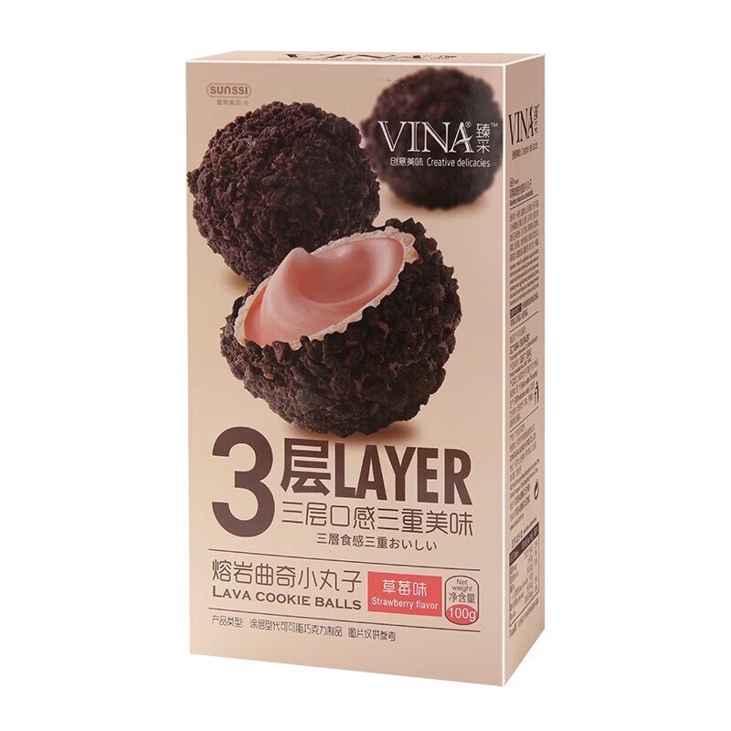 臻采曲奇小丸子草莓味 商品图片