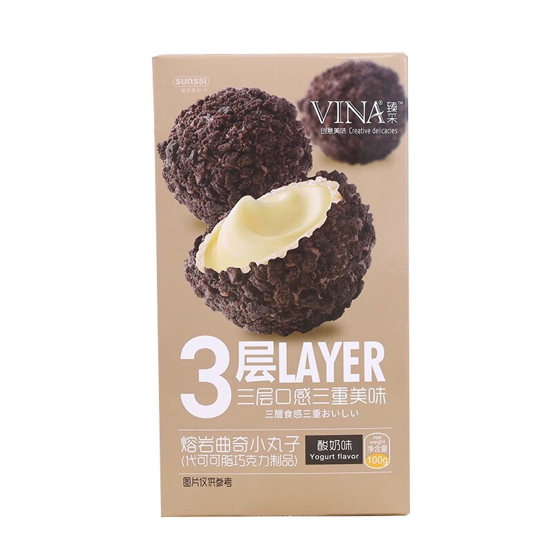 臻采曲奇小丸子酸奶味 商品图片