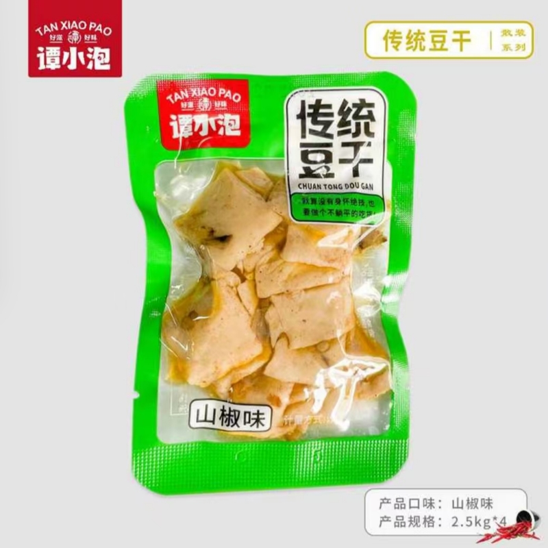谭小泡传统豆干山椒味（SSP） 商品图片