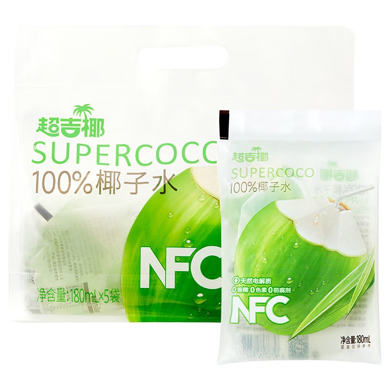 超吉椰椰子水180ml 商品图片