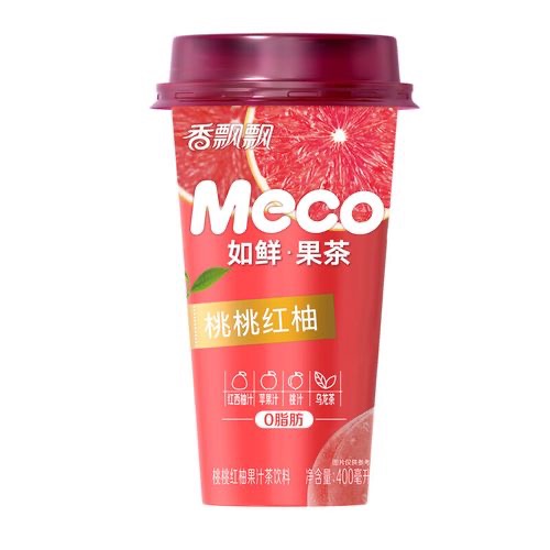 香飘飘桃桃红柚果汁茶 商品图片